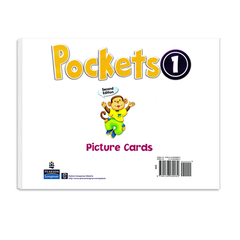 清仓特价原版朗文Pockets  picture cards 1/2/3级 教学大卡片 培生出版社幼儿园启蒙英语2-6岁早教培训教材一二三级别教学大卡片