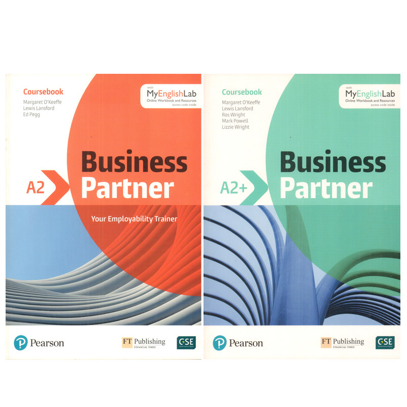 特价清仓原版现货英语教材培生出版社Pearson Business Partner A2 A2+ Coursebook 商业伙伴课程书