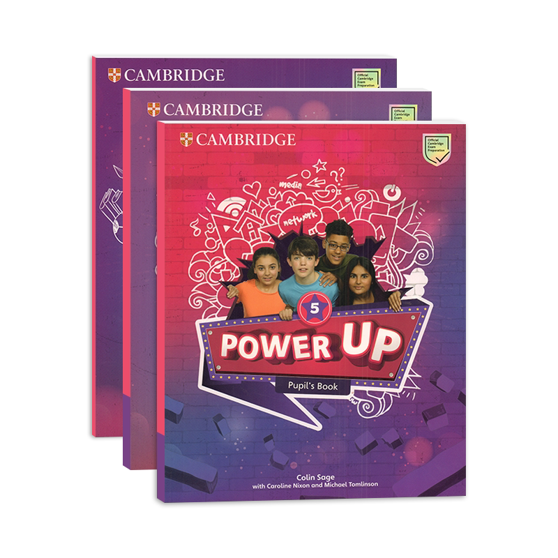 原版剑桥少儿英语Power Up 5级别学生套装 剑桥少儿英语教材 主课本练习册 剑桥小学英语学生用书YLE官方等级备考考试书籍
