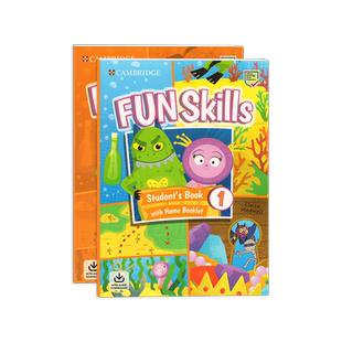 剑桥少儿英语一级教材fun skills 123456学生书练习册2020YLE官方等级备考starters真题集二级三级剑桥考试全真试卷听说读写原版书