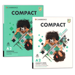现货 剑桥KET考试备考教材Compact Key for Schools A2学生套装第二版 青少版2020考纲主课本带在线学习账号+练习册带送音频资料
