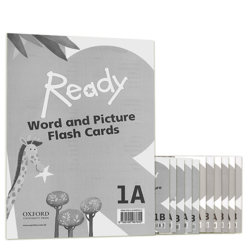 现货原版牛津大学ready教学卡片