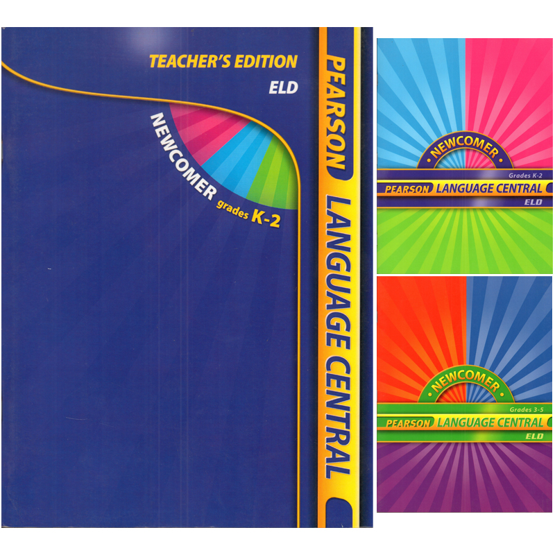 特价清仓 原版现货Pearson Language Central  Grades K - 5  级 ELD新comer英语语言中心 学生书/教师书