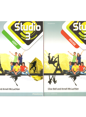 特惠清仓 Studio 3 rouge pupil Book (11-14 French ) 原版进口英文教材