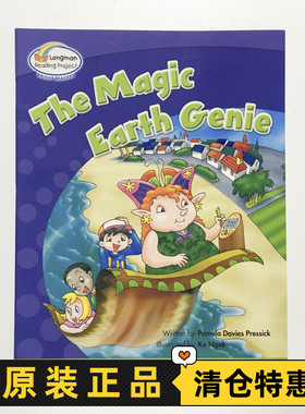 朗文Longman Reading Project Bright Readers The Magic Earth Genie Level 6年级小学课外阅读 原版少儿英语分级阅读绘本