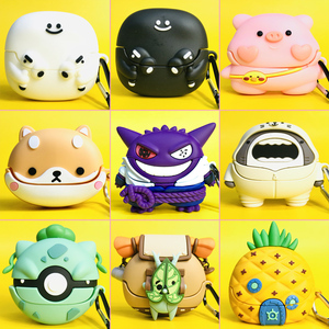 适用倍思Bowie M2S pro蓝牙耳机套Baseus M2S耳机套新款m2spro耳机壳硅胶软壳卡通tws真无线耳机保护壳防摔