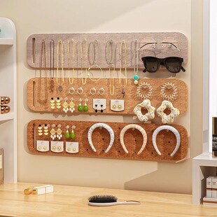 毛毡板首饰展示架壁挂项链耳钉手串卧室墙面装饰照片墙饰品收纳板