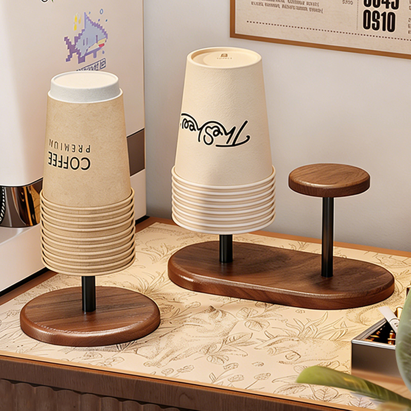 一次性杯子置物架取杯器纸杯架