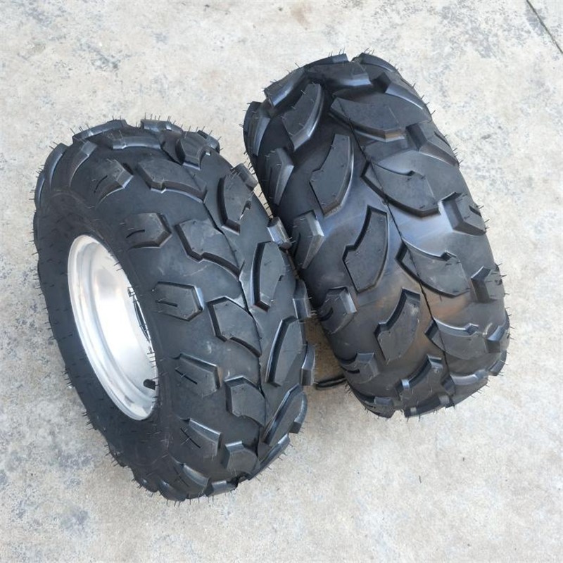 四轮卡丁摩托车沙滩车19X7-8寸外胎越野真空胎18X9.50-8寸后轮胎