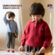 上衣 秋冬季 小o宝okids男童针织衫 中小童保暖加厚红色毛衣2026新款