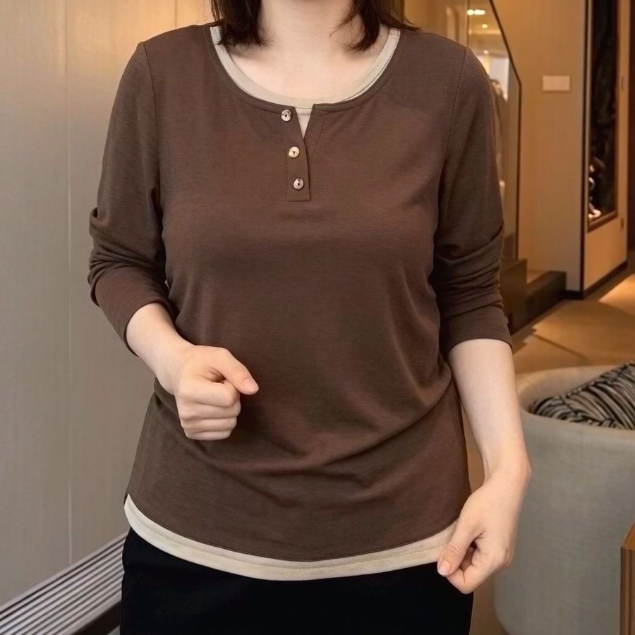 300斤大码女装正肩假两件