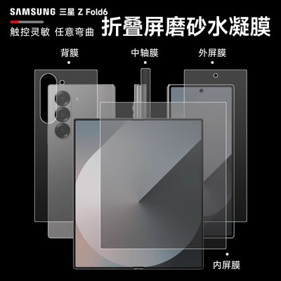 三星W23手机磨砂水凝软膜防指纹