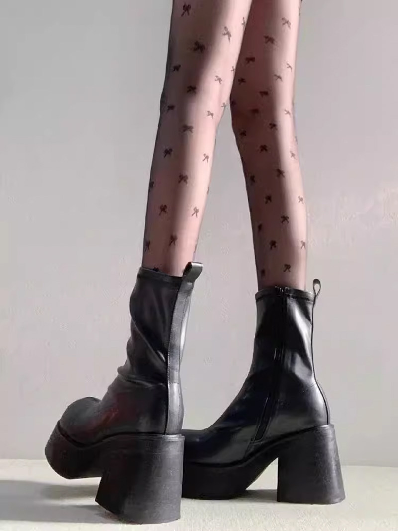 British Style Platform Combat Boots for Women - Product image 4