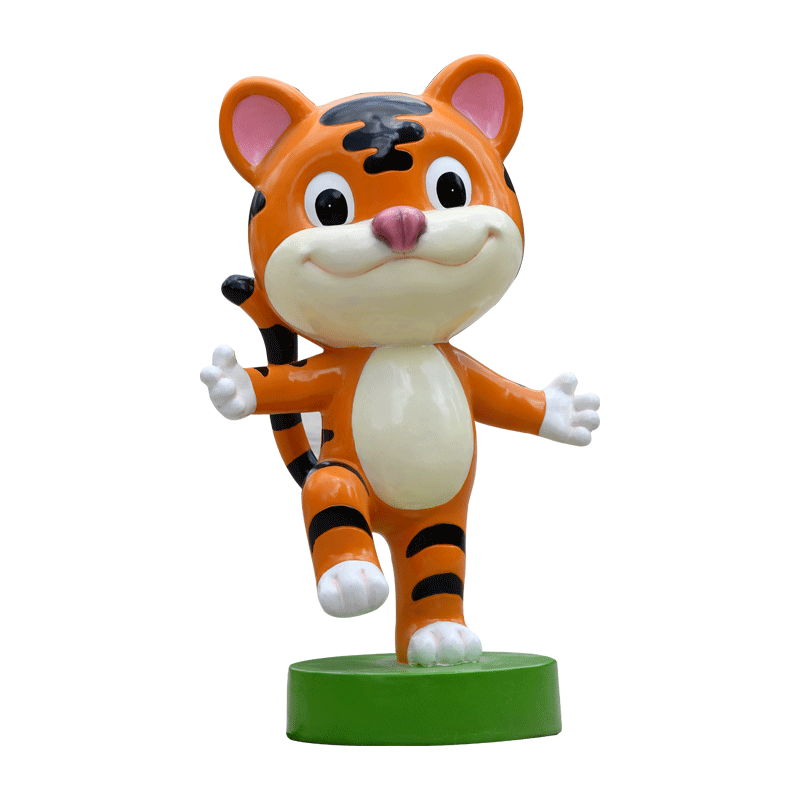 十二生肖卡通亨竹玻璃钢