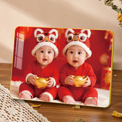 年画娃娃送子图宝宝海报摆件