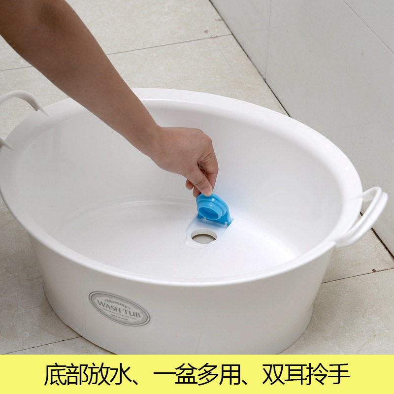 日本inomata进口塑料洗脸盆清洁