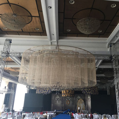 婚庆道具喜庆婚房浪漫隔断帘卧室