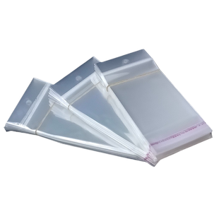 七丝透明自粘首饰包装袋子可挂饰品袋发夹配件分装袋防尘珠宝戒指