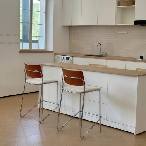 日式简约吧台椅家用岛台吧椅