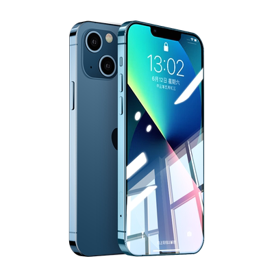 适用苹果13钢化膜全屏覆盖防爆