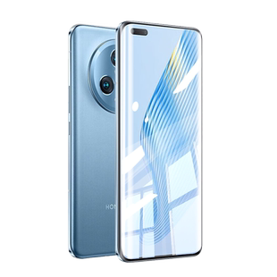 适用荣耀magic5钢化膜magic5pro手机膜honor全屏覆盖majic5全胶uv新款mgica5曲面por曲屏保护贴膜防摔至臻版