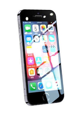 iPhone苹果5S钢化膜全屏覆盖防爆