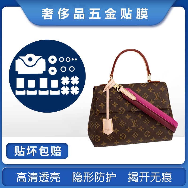 新微晶纳米膜适用于lv克鲁尼 cluny bb中号 包包五金贴膜保护膜