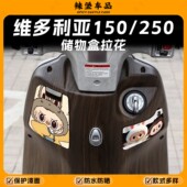 250Si储物盒装 维多利亚150 饰贴纸保护防刮防水贴配件 25款 适用21