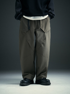 防水防风机能户外 索罗娜 解构切割锥形裤 长裤 TANOXI 休闲裤 P225