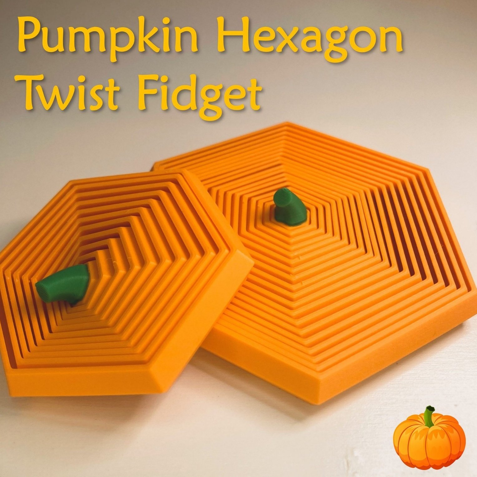 3d打印变形南瓜螺旋玩具解压六边形儿童生日礼物摆件减压创意礼品,家居饰品,3D模型摆件,淘宝优惠券,粉丝福利购,淘宝优惠卷