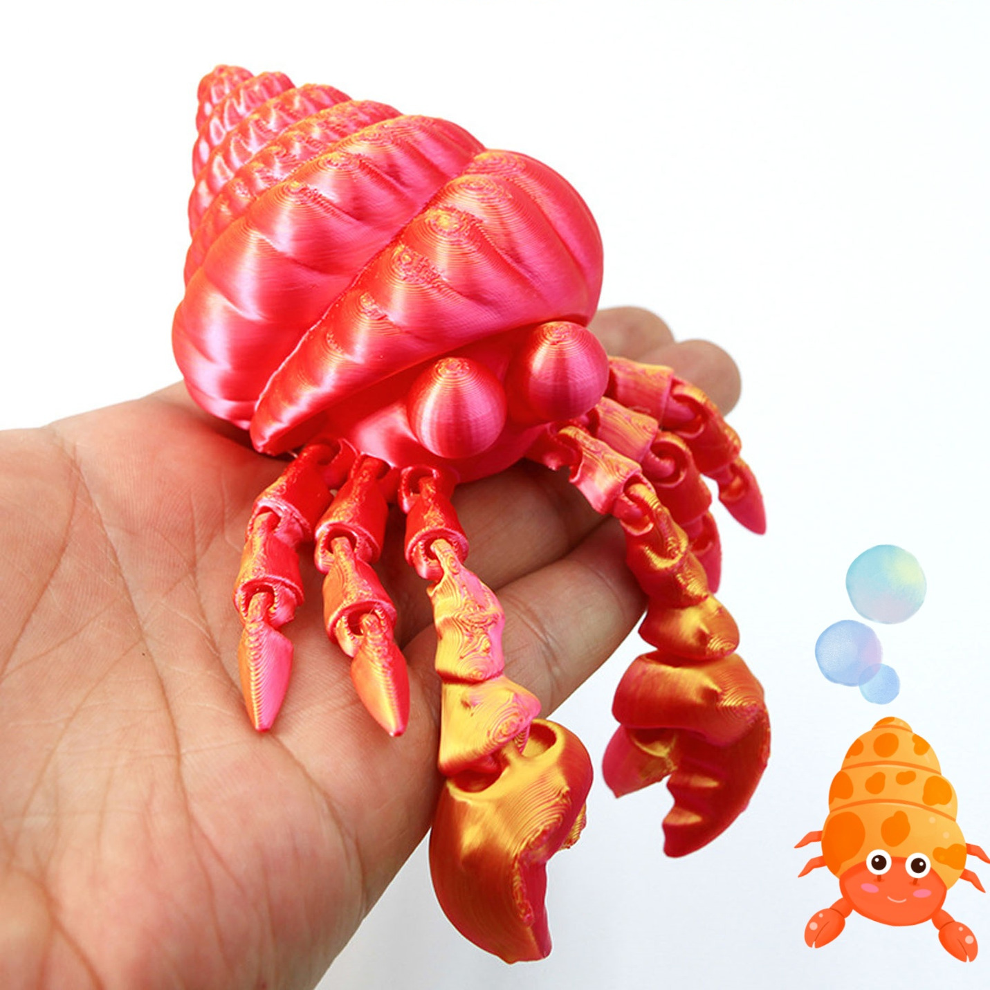 3D打印玩具之寄居蟹