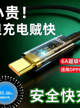 适用OPPOFindX3Pro数据线快充65闪充PEEM00充电线加长2米opρofindx3数据线原套装findx2pro手机充电线闪充w
