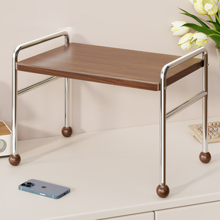 印表机放置柜桌面电脑影印机支架办公室工位增高分层整理置物架子