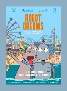 机器人之梦Robot Dreams电影海报卧室客厅宿舍背景墙照片墙装饰画