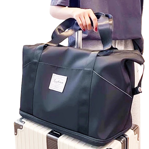 旅行包大容量女超大拉杆手提出差便携待产收纳包运动健身包行李袋