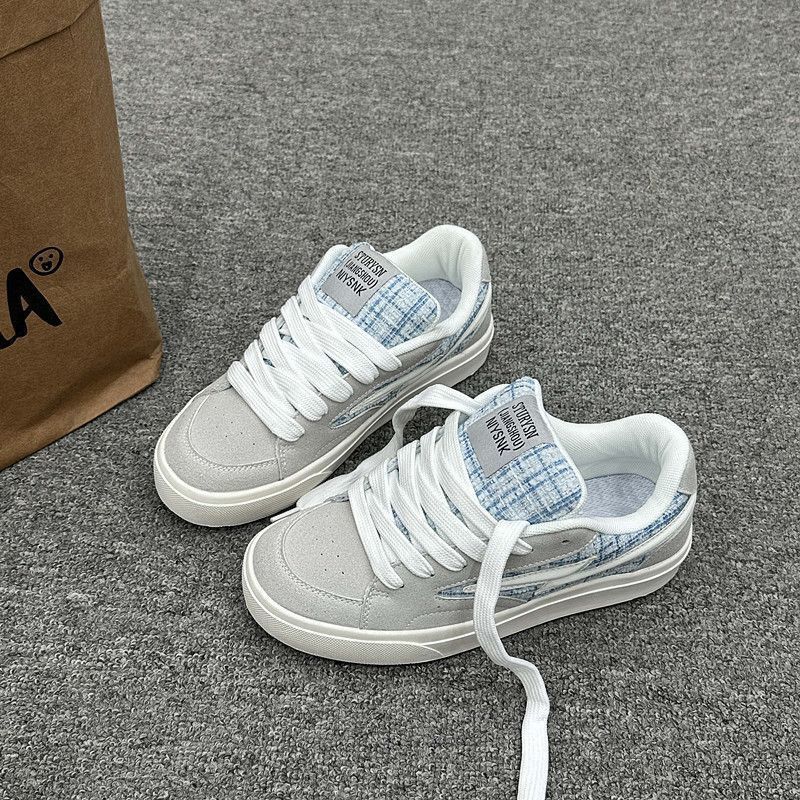 王鹤棣同款闪电板鞋潮vib