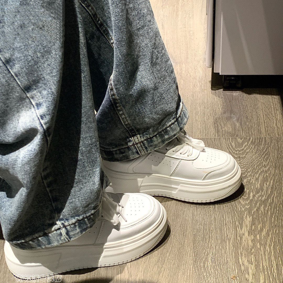 纯白小白鞋平底耐磨校园