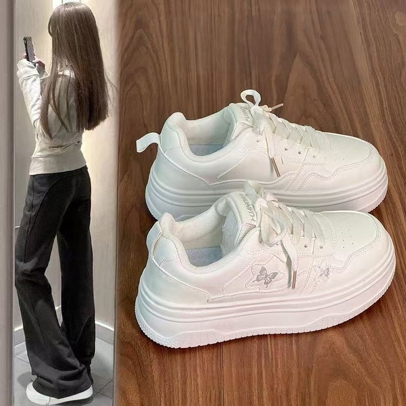 小白鞋女爆款小众设计感2