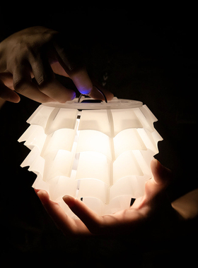 野营GZ同款灯罩户外露营小灯氛围装饰LED手电亚克力个性装饰灯笼