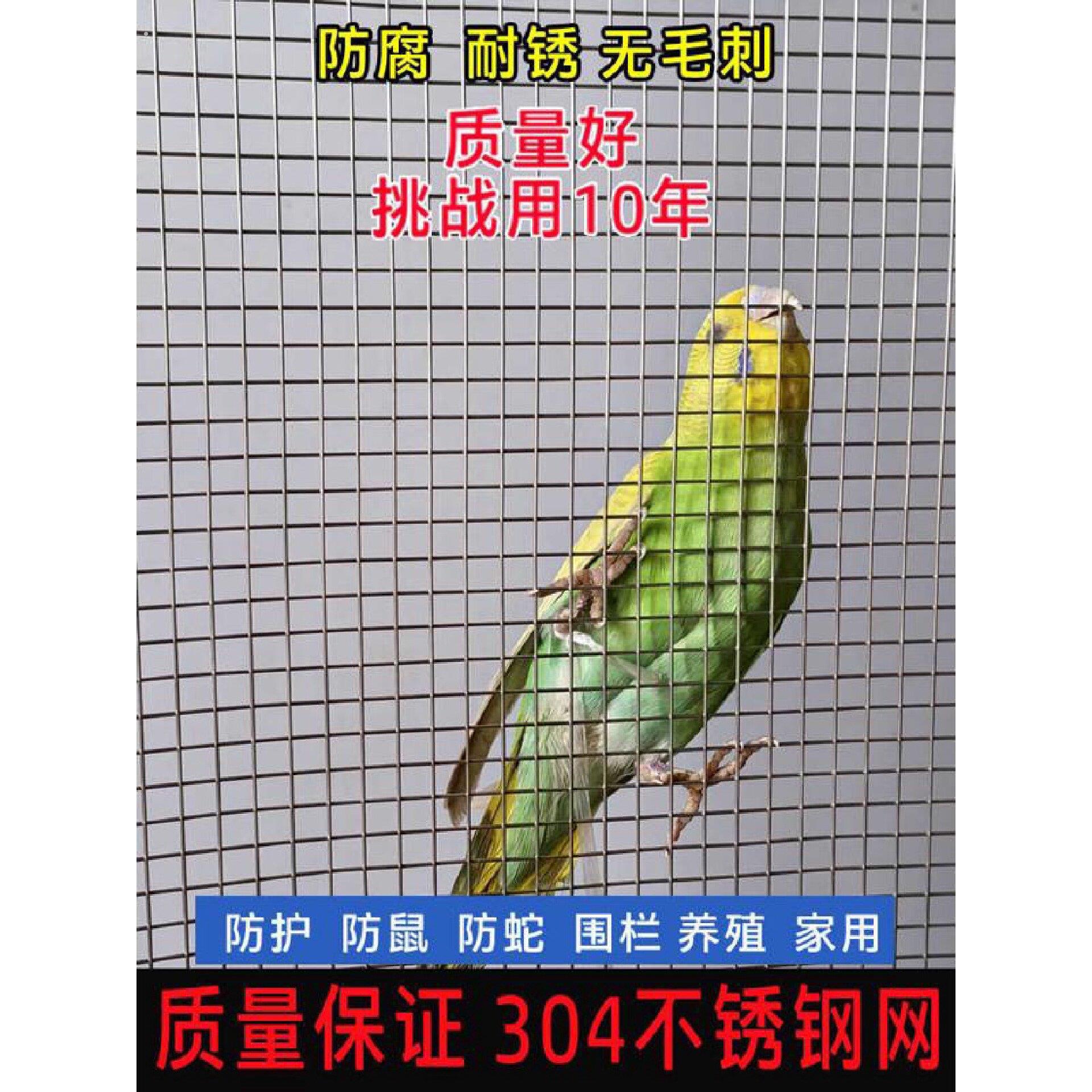 304不锈钢网电焊网养殖围栏防护网抹墙网方孔阳台护栏防锈钢丝网