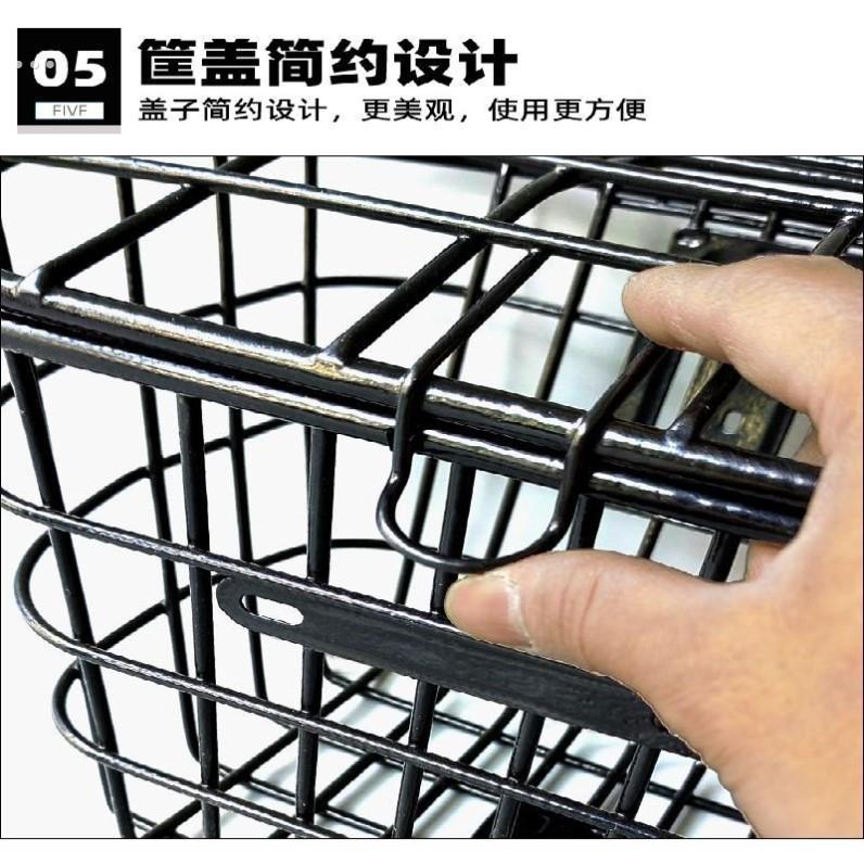 折叠电动车前置车篮P8单车买菜筐放宠物自行车通用篓子大容量车筐