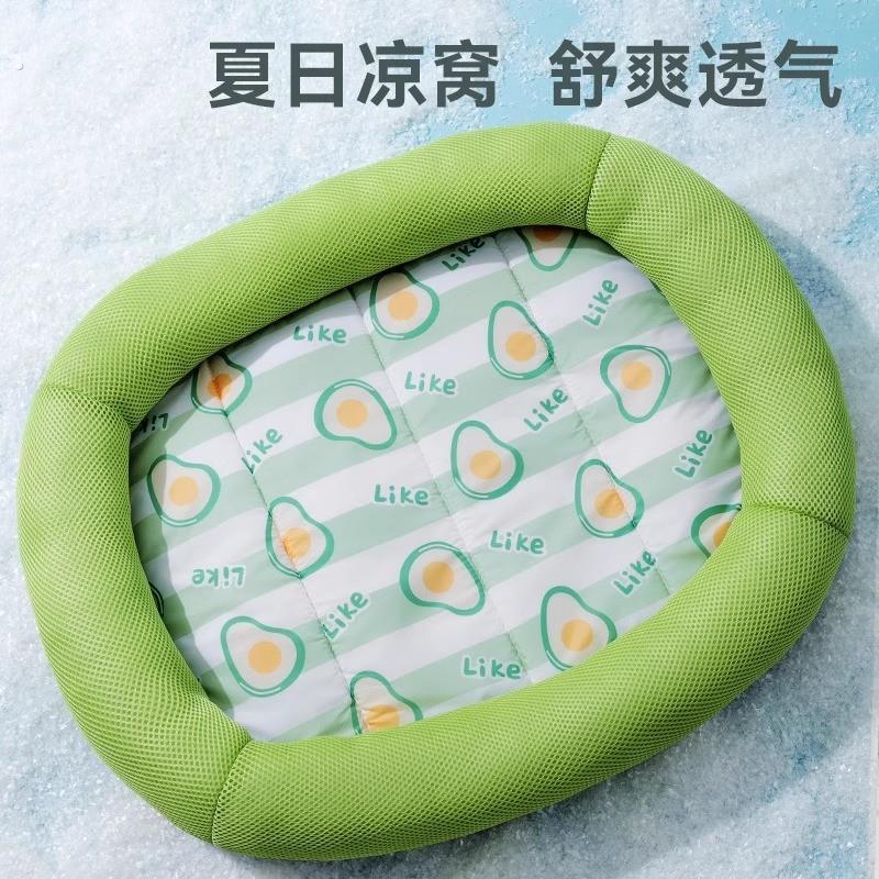 狗狗凉席夏天狗窝防撕咬冰垫睡觉夏季凉感宠物垫子小狗猫咪泰厂家