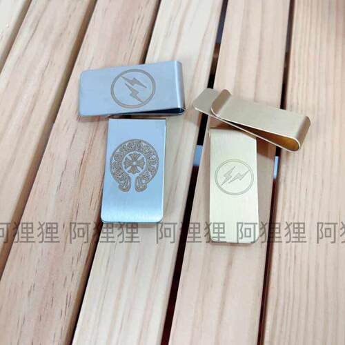 潮流不锈钢黄铜夹子文件手帐钞票夹简约型钱夹装订用品票夹长尾夹