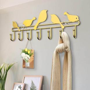 创新门后挂衣钩免打空墙上壁挂钩强力粘胶挂钩衣帽收纳架一排长条