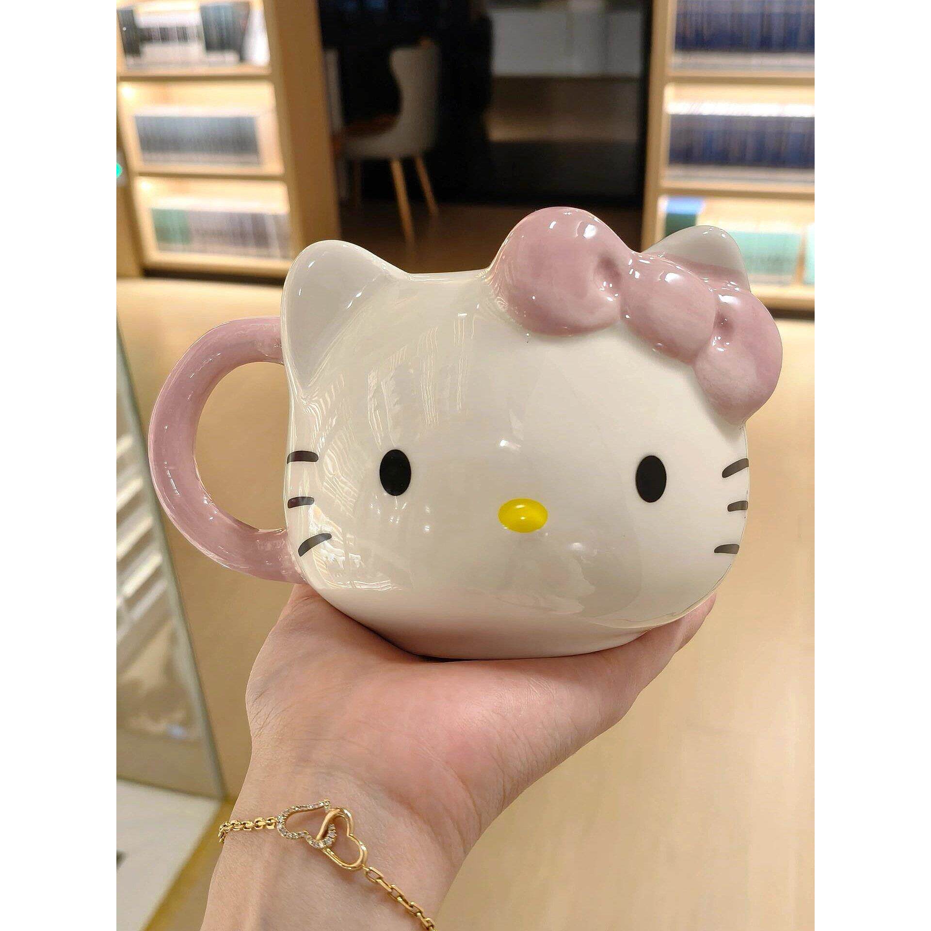 可爱猫咪咖啡杯陶瓷马克杯女士个人专用大容量高级感轻奢高颜值