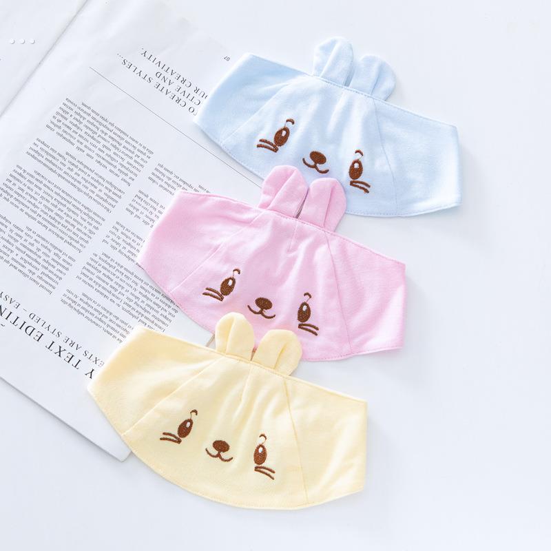 婴儿囟门帽夏季薄款新生儿胎帽纯棉透气空顶01岁宝宝护头无顶帽子