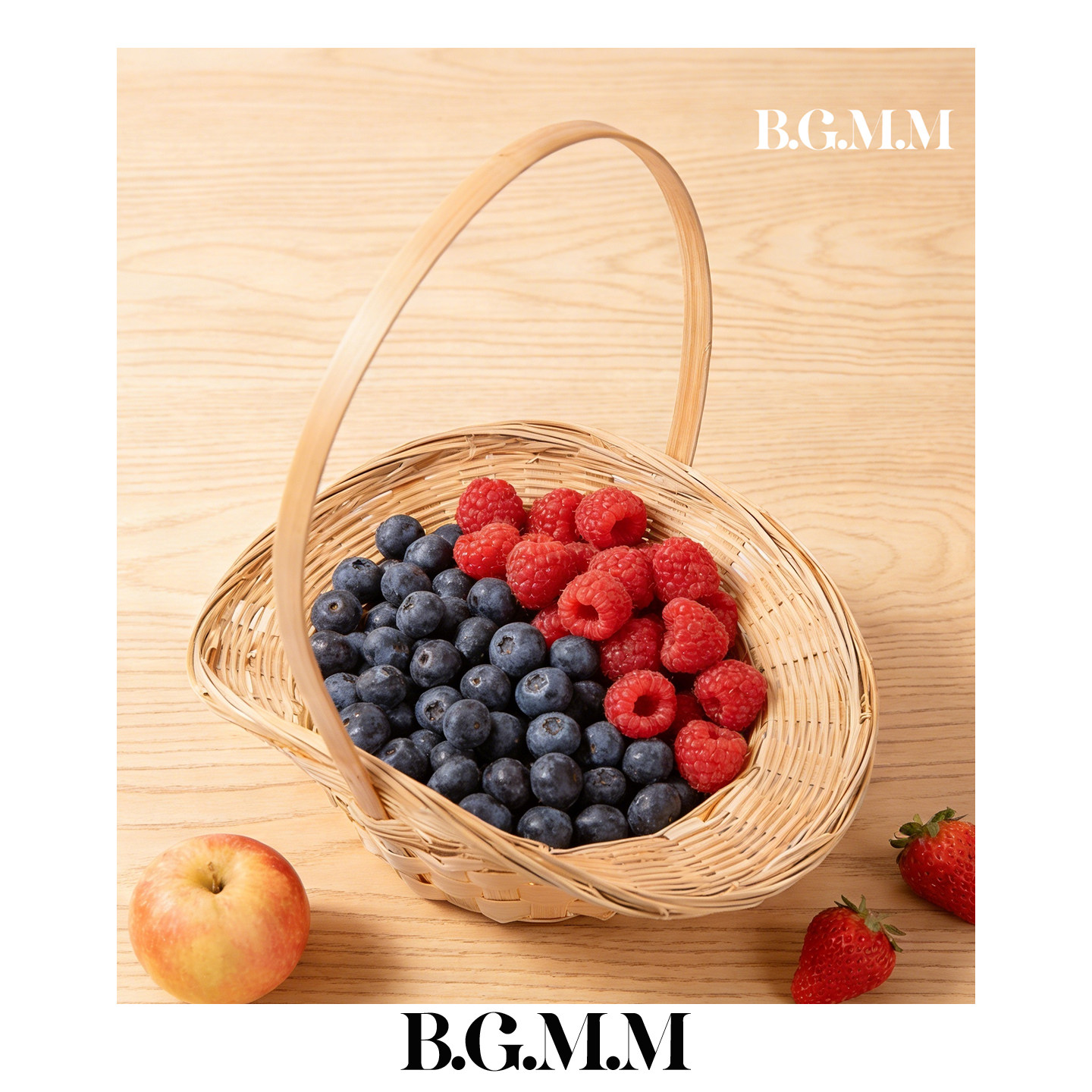 竹条编织手提筐手提编织篮小竹篮 礼盒水果包装篮 收纳竹筐采摘篮