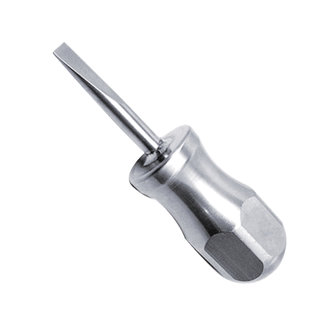 维度不锈钢短柄一字螺丝刀防磁性小改锥短把实心迷你起子ST8205