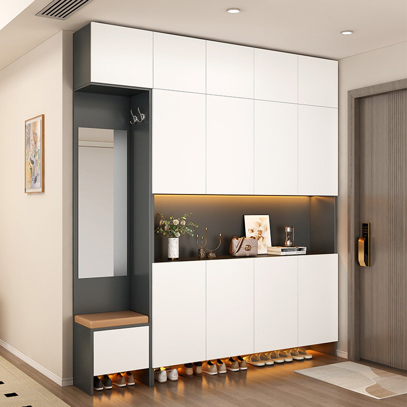鞋柜家用门口玄关柜坐凳一体大容量新款储物柜客厅入户隔断收纳柜,住宅家具,鞋柜,淘宝优惠券,粉丝福利购,淘宝优惠卷