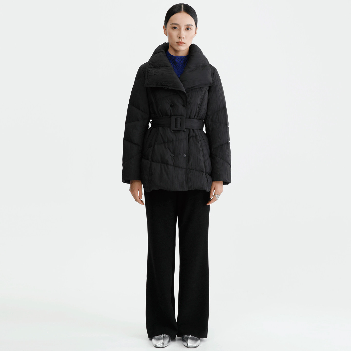 DYBULAFUN/戴布拉芬新款冬季时尚大气修身收腰显瘦百搭羽绒服外套